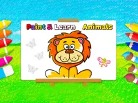 image bg Paint and Learn Animals
