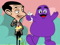 image bg When Mr Bean meet Grimace