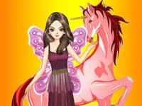 image bg Fairy and Unicorn