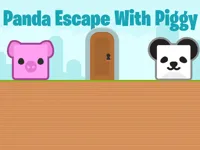 image bg Panda Escape With Piggy