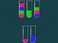 image bg Water Sorting Color in the bottle