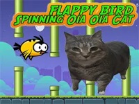 image bg Flappy Bird Spinning oia oia Cat