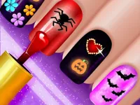 image bg Glow Nails Halloween
