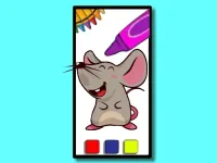 image bg Funny Mouse Coloring Time